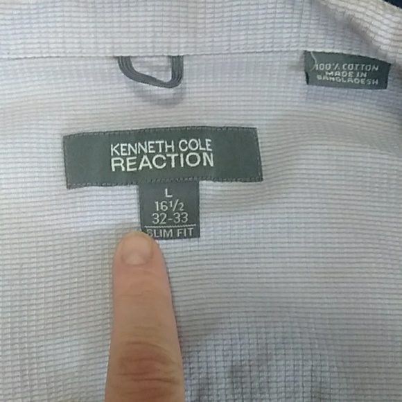 Lavender Kenneth Cole men's button up shirt - Picture 2 of 3